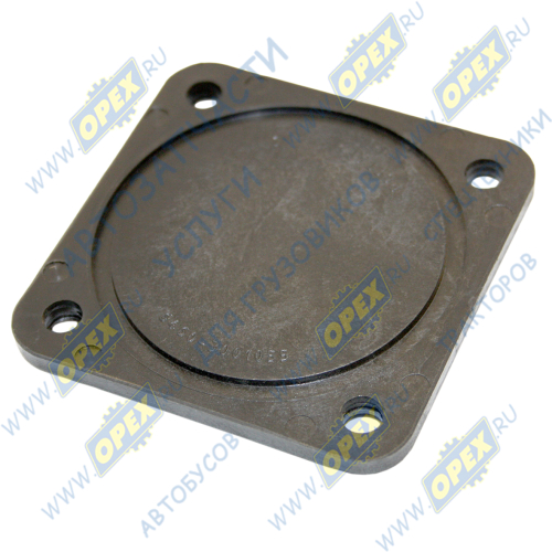 6460-3001055 Крышка квадрат. 74х74; 4отв.ф7, (ПВХ) шкворня поворотного кулака нижняя ГК Ростар